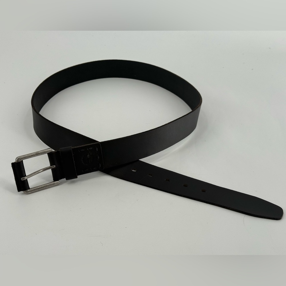 Timberland Black Leather‎ Casual Men’s Belt 44 - Picture 2 of 10